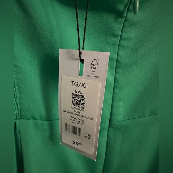 Dynamite - green two strap mid dress - Picture 3 of 3